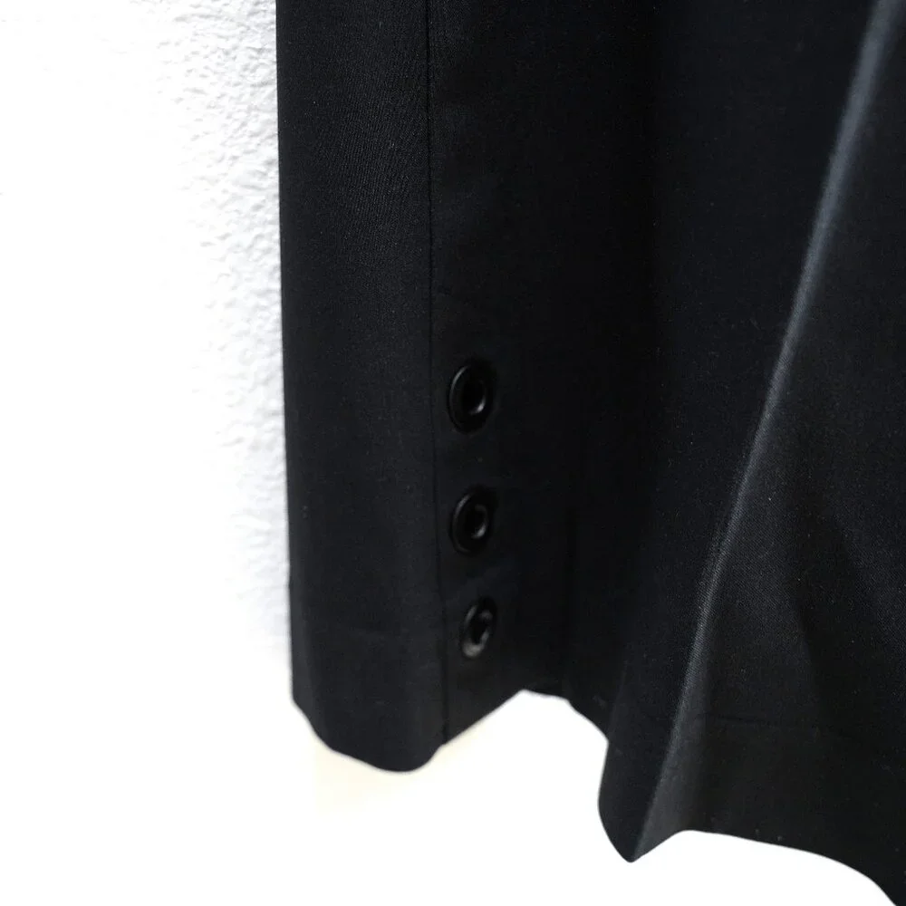 Chico's Black Brigitte Grommet Wide Leg Pants size 3 NWOTS - Picture 5 of 7